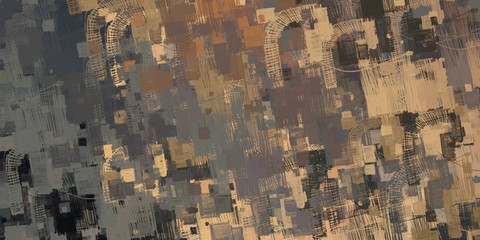 Crazy sketch random pattern. Chaos and variety. Modern art drawing painting. 2d illustration. Digital texture wallpaper. Artistic sketch draw backdrop material. 