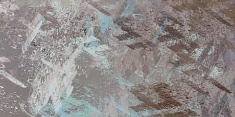 Crazy sketch random pattern. Chaos and variety. Modern art drawing painting. 2d illustration. Digital texture wallpaper. Artistic sketch draw backdrop material. 