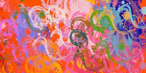 Crazy sketch random pattern. Chaos and variety. Modern art drawing painting. 2d illustration. Digital texture wallpaper. Artistic sketch draw backdrop material. 