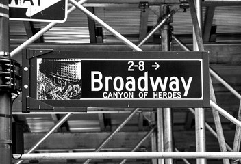 Broadway street sign