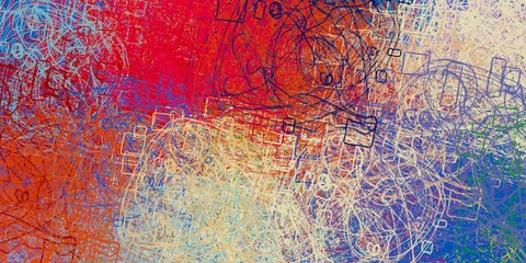 Crazy sketch random pattern. Chaos and variety. Modern art drawing painting. 2d illustration. Digital texture wallpaper. Artistic sketch draw backdrop material. 