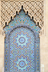 Detail der Moschee in Marokko, Foto als Hintergrund © underworld