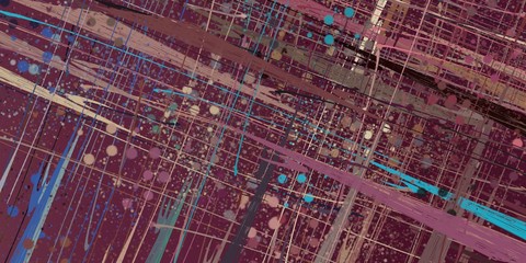 Crazy sketch random pattern. Chaos and variety. Modern art drawing painting. 2d illustration. Digital texture wallpaper. Artistic sketch draw backdrop material. 