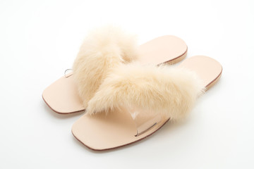 woman fashion shoes or sandals