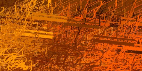 Fototapeta premium Crazy sketch random pattern. Chaos and variety. Modern art drawing painting. 2d illustration. Digital texture wallpaper. Artistic sketch draw backdrop material. 