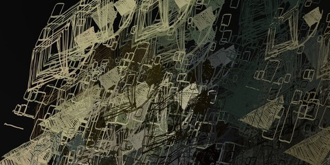 Crazy sketch random pattern. Chaos and variety. Modern art drawing painting. 2d illustration. Digital texture wallpaper. Artistic sketch draw backdrop material. 