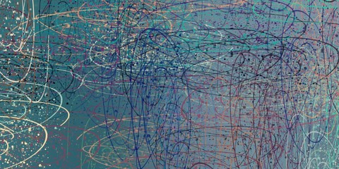 Crazy sketch random pattern. Chaos and variety. Modern art drawing painting. 2d illustration. Digital texture wallpaper. Artistic sketch draw backdrop material. 