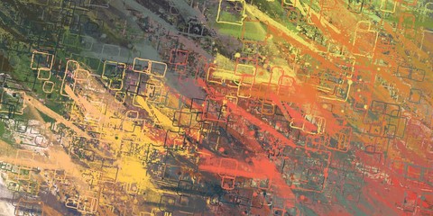 Crazy sketch random pattern. Chaos and variety. Modern art drawing painting. 2d illustration. Digital texture wallpaper. Artistic sketch draw backdrop material. 