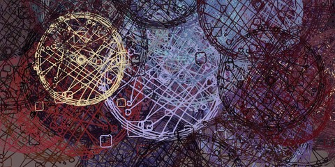 Crazy sketch random pattern. Chaos and variety. Modern art drawing painting. 2d illustration. Digital texture wallpaper. Artistic sketch draw backdrop material. 