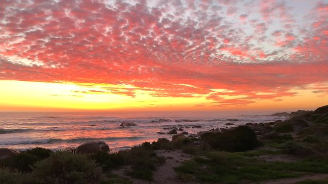Sunset on the Cape Town West Coast.