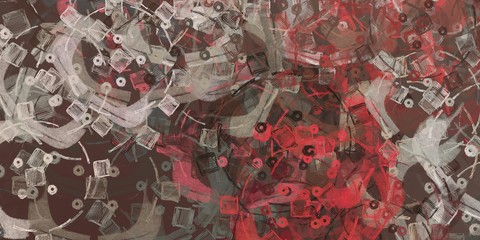 Abstract sketch random pattern. Chaos and variety. Modern art drawing painting. 2d illustration. Digital texture wallpaper. Artistic sketch draw backdrop material. 