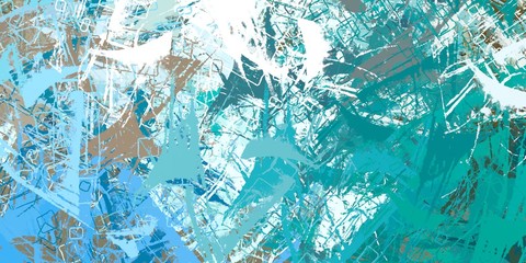 Abstract sketch random pattern. Chaos and variety. Modern art drawing painting. 2d illustration. Digital texture wallpaper. Artistic sketch draw backdrop material. 