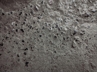 Old cement floor, broken stone, background