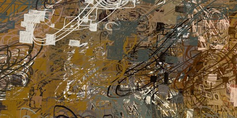 Abstract sketch random pattern. Chaos and variety. Modern art drawing painting. 2d illustration. Digital texture wallpaper. Artistic sketch draw backdrop material. 