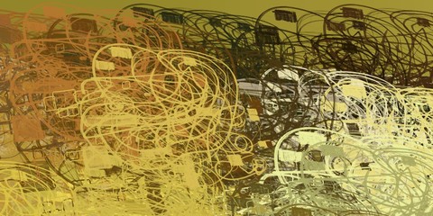 Abstract sketch random pattern. Chaos and variety. Modern art drawing painting. 2d illustration. Digital texture wallpaper. Artistic sketch draw backdrop material. 