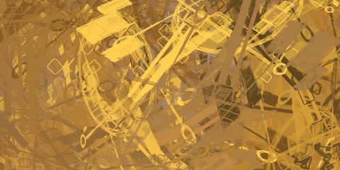 Abstract sketch random pattern. Chaos and variety. Modern art drawing painting. 2d illustration. Digital texture wallpaper. Artistic sketch draw backdrop material. 