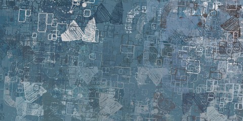 Abstract sketch random pattern. Chaos and variety. Modern art drawing painting. 2d illustration. Digital texture wallpaper. Artistic sketch draw backdrop material. 