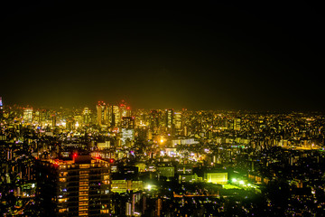 新宿方面夜景
