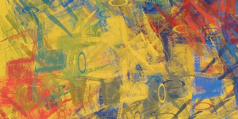 Abstract sketch random pattern. Chaos and variety. Modern art drawing painting. 2d illustration. Digital texture wallpaper. Artistic sketch draw backdrop material. 