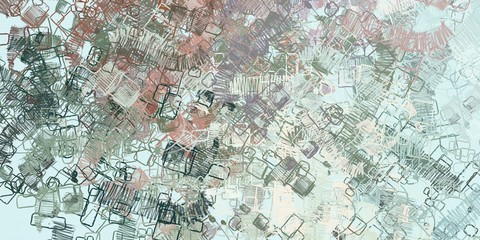 Abstract sketch random pattern. Chaos and variety. Modern art drawing painting. 2d illustration. Digital texture wallpaper. Artistic sketch draw backdrop material. 