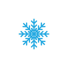 Snowflake icon graphic design template illustration