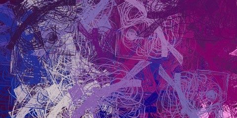 Abstract sketch random pattern. Chaos and variety. Modern art drawing painting. 2d illustration. Digital texture wallpaper. Artistic sketch draw backdrop material. 