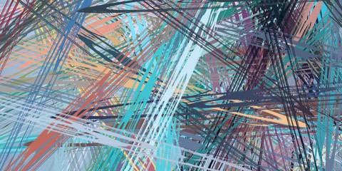 Abstract sketch random pattern. Chaos and variety. Modern art drawing painting. 2d illustration. Digital texture wallpaper. Artistic sketch draw backdrop material. 
