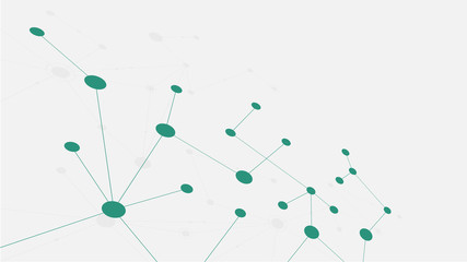 Abstract geometric connect lines and dots.Simple technology graphic background.Illustration Vector design Network and Connection concept.