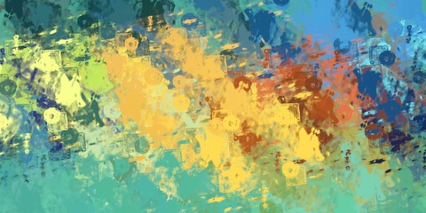 Abstract sketch random pattern. Chaos and variety. Modern art drawing painting. 2d illustration. Digital texture wallpaper. Artistic sketch draw backdrop material. 