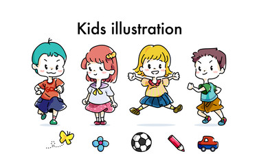 かわいいキッズイラスト