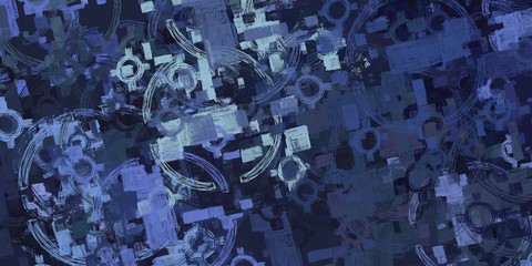 Abstract sketch random pattern. Chaos and variety. Modern art drawing painting. 2d illustration. Digital texture wallpaper. Artistic sketch draw backdrop material. 