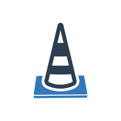 Traffic cone icon