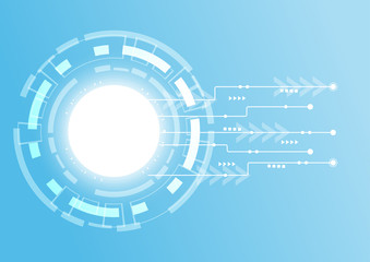 Fototapeta premium Abstract Digital background.Business growth transformation to digital and Successful financial technology.