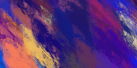 Abstract sketch random pattern. Chaos and variety. Modern art drawing painting. 2d illustration. Digital texture wallpaper. Artistic sketch draw backdrop material. 