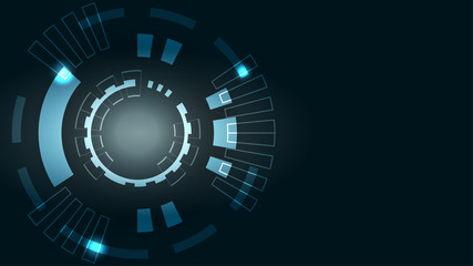 Abstract Digital background.Business growth transformation to digital and Successful financial technology.