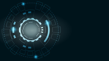 Abstract Digital background.Business growth transformation to digital and Successful financial technology.