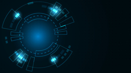 Abstract Digital background.Business growth transformation to digital and Successful financial technology.