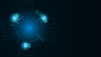 Abstract Digital background.Business growth transformation to digital and Successful financial technology.