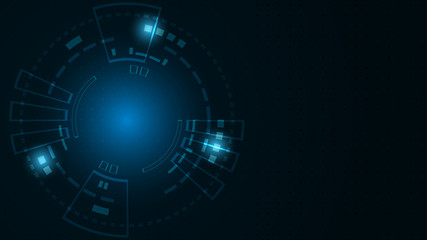 Abstract Digital background.Business growth transformation to digital and Successful financial technology.