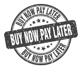 buy now pay later stamp. buy now pay later round grunge sign. buy now pay later