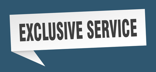 exclusive service