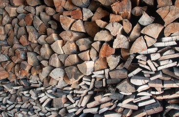 Firewood stack.