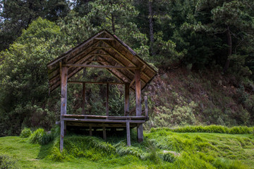 Cabaña en laguna de zempoala