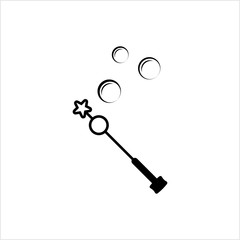 Bubble Blower Icon, Kids Soap Bubble Maker