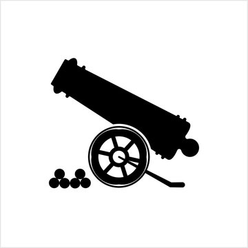 recommend clip art: Cannon Icon, Weapon Icon, Old Style