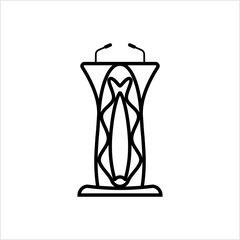 Tribune Icon, Podium, Dias