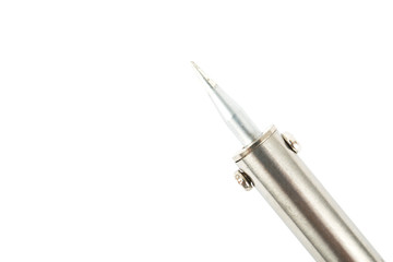Soldering iron isolated