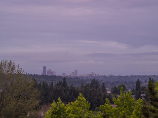 Seattle Skyline Sunset