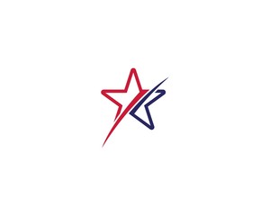 Star Logo Template vector icon illustration design