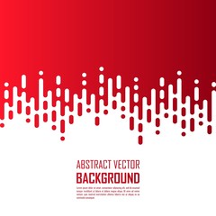 Rounded lines background. Red abstract vector background.